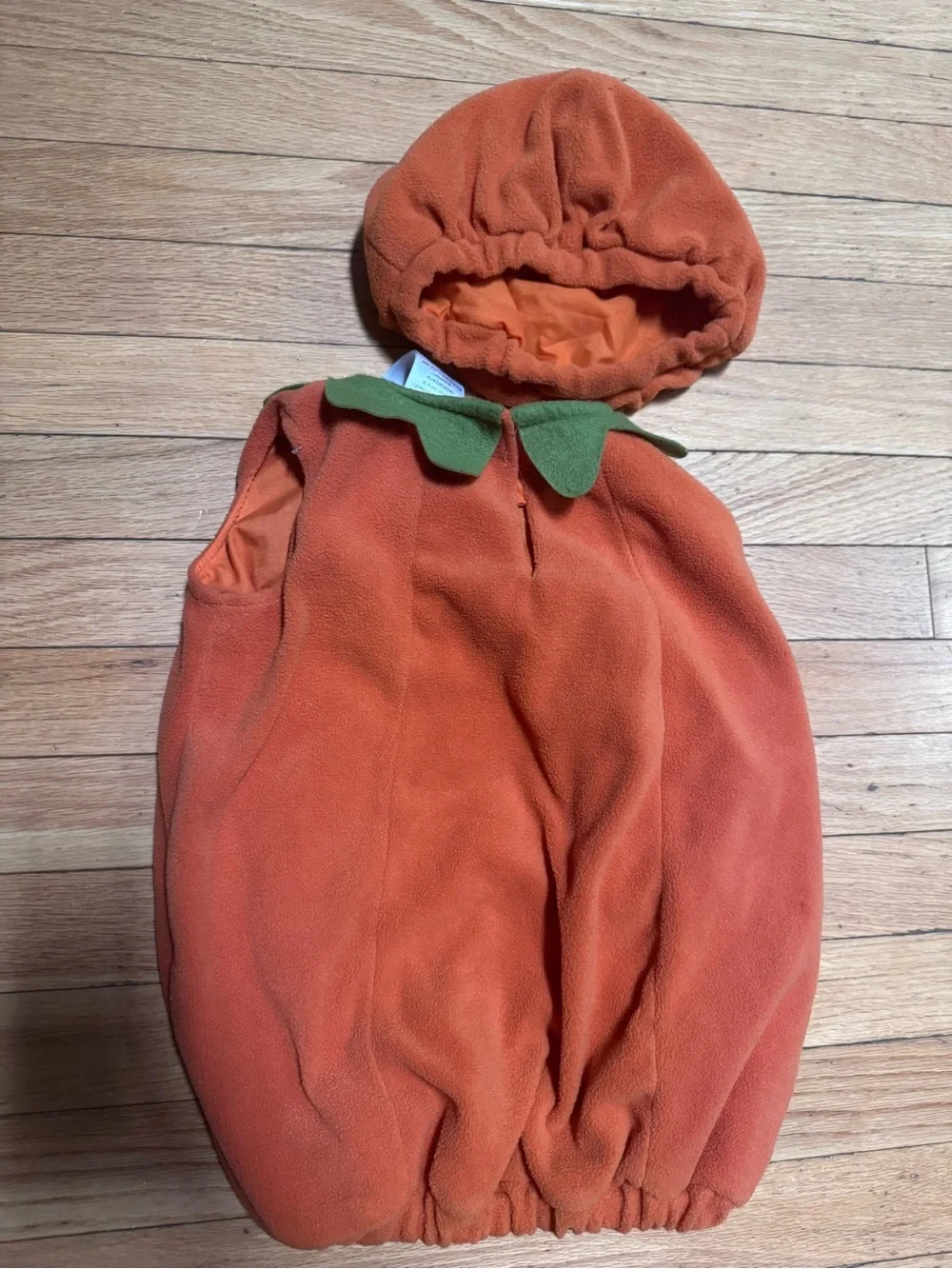 Pottery Barn Kids Orange Pumpkin Jack-O'-Lantern Costume 12-24 months